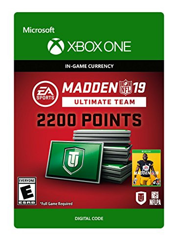Madden NFL 19  MUT 2200 Madden Points Pack - Xbox One  Digital Code