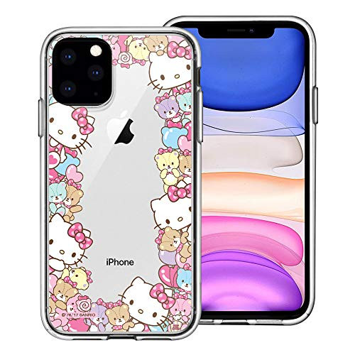 WiLLBee Compatible with iPhone 12 Mini Case  5.4inch  Hello Kitty Cute Border Clear TPU Soft Jelly Cover - Border Hello Kitty
