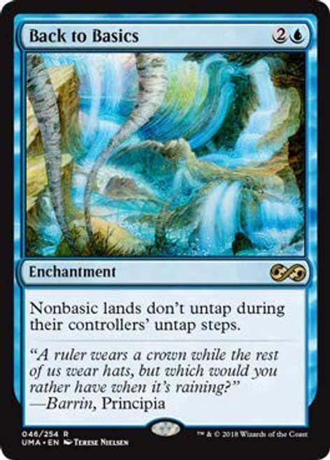 Magic The Gathering - Back to Basics - Foil - Ultimate Masters - Rare Magic The Gathering - Back to Basics - Foil - Ultimate Masters - Rare