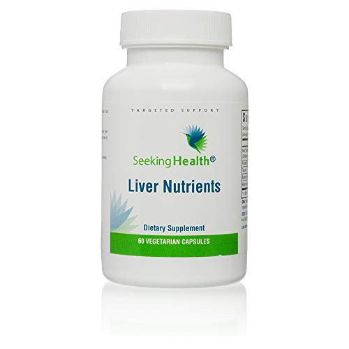 Seeking Health   Liver Nutrients   60 Vegetarian Capsules   Milk Thistle  NAC  and  TMG Supplement   Liver Detox Cleanse