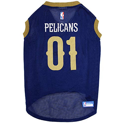 NBA NEW ORLEANS PELICANS DOG Jersey  Medium - Tank Top Basketball Pet Jersey