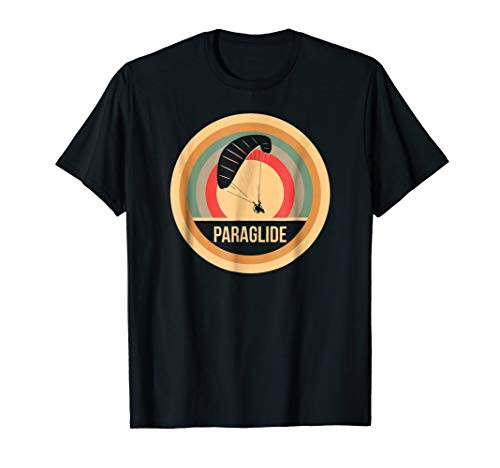Retro Vintage Paragliding T-Shirt for paragliders