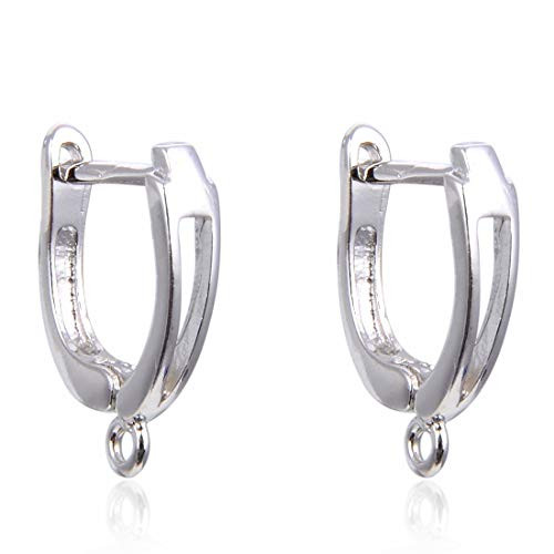10pcs Sterling Silver Leverback Earring Hooks Strong Dangle Ear Wire Earwire Connectors for Earrings Jewelry Making SS388 10pcs Sterling Silver Leverback Earring Hooks Strong Dangle Ear Wire Earwire Connectors for Earrings Jewelry Making SS388
