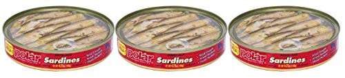 MW Polar Smoked Brisling Sardine in Olive Oil With Plastic Clear Top 4.23 oz.  Pack of 3
