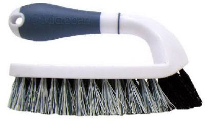 Quickie Home Pro Scrub Brush Poly Fibers Blue White