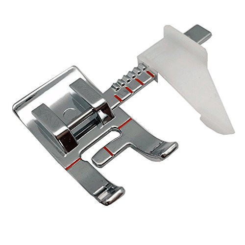 FQTANJU 1 Piece Adjustable Guide Sewing Machine Presser Foot - Fits All Low Shank Snap-On Sewing Machine Singer, Brother, Babylock, Euro-Pro, Janome, Kenmore, White, Juki, New Home. FQTANJU 1 Piece Adjustable Guide Sewing Machine Presser Foot - Fits All Low Shank Snap-On Sewing Machine Singer, Brother, Babylock, Euro-Pro, Janome, Kenmore, White, Juki, New Home.