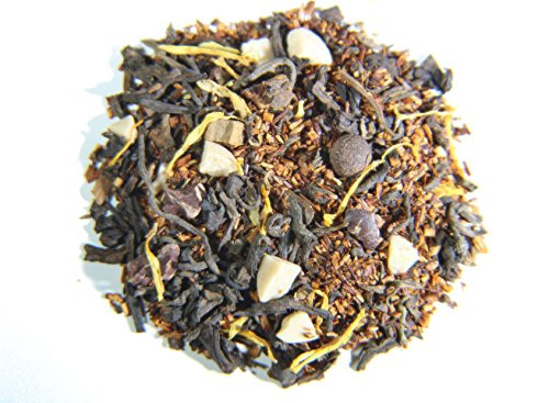 Nelson s Tea - Chocolate Caramel Turtle - Black Loose Leaf Tea - Pu-erh black tea  red rooibos  Allspice  Carob beans  Cinnamon chips  Marigold Petals  Caramel pieces  Chocolate chips - 4 oz.