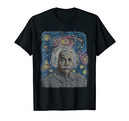 Albert Einstein Einstein Starry Night T-Shirt