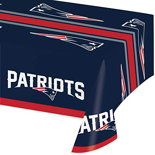 New England Patriots Plastic Tablecloths  3 ct
