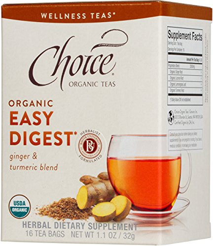 Choice Organic Teas Wellness Tea, Easy Digest, 16 Count