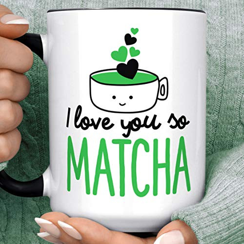 Matcha Coffee Mug Microwave and Dishwasher Safe Ceramic Cup