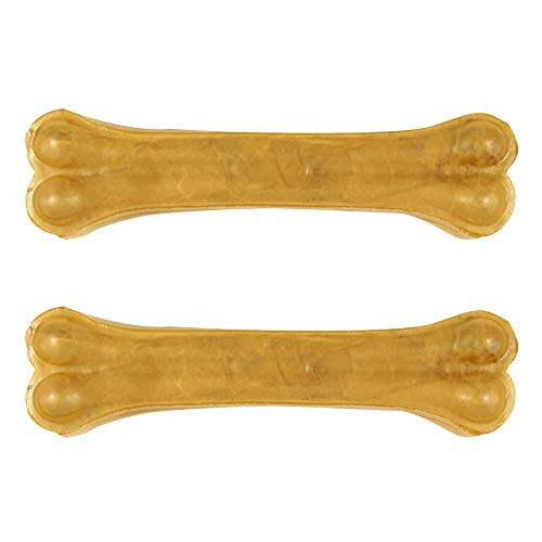 Trueland Dog Rawhide Chews Premium Compressed Rawhide Bones for Dogs Long Lasting Dog Chews Pressed Rawhides Beef Hide Bones for Dog 8IN 2 Pack Trueland Dog Rawhide Chews Premium Compressed Rawhide Bones for Dogs Long Lasting Dog Chews Pressed Rawhides Beef Hide Bones for Dog 8IN 2 Pack