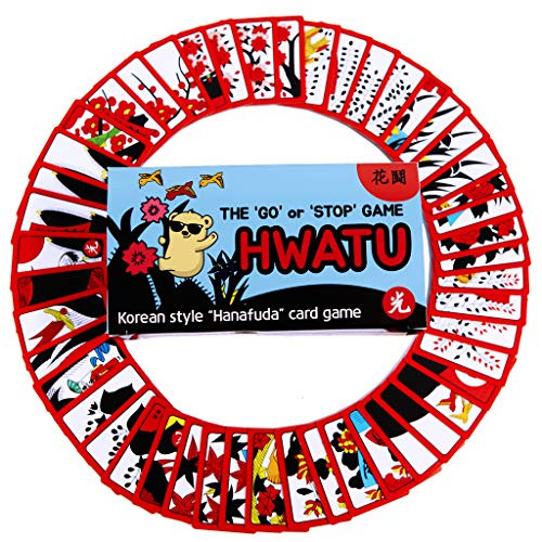 Hwatu - Korean Flower Card Game  Korean Hanafuda  Go Stop Card Game HWATOO  Godori Game  Korean New Year Board Game