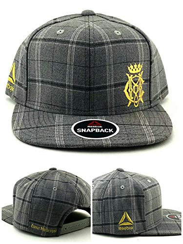Reebok UFC New RBK MMA Gray Conor McGregor Plaid Fighter s Era Snapback Hat Cap