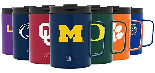 Simple Modern NCAA Michigan Wolverines 12oz Coffee Mug Insulated Travel Stainless Steel Scout Simple Modern NCAA Michigan Wolverines 12oz Coffee Mug Insulated Travel Stainless Steel Scout