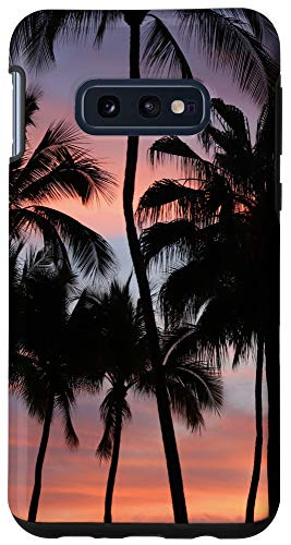 Galaxy S10e Sunset Palm Trees Tropical Summer Clouds Sky Beach Vacation Case