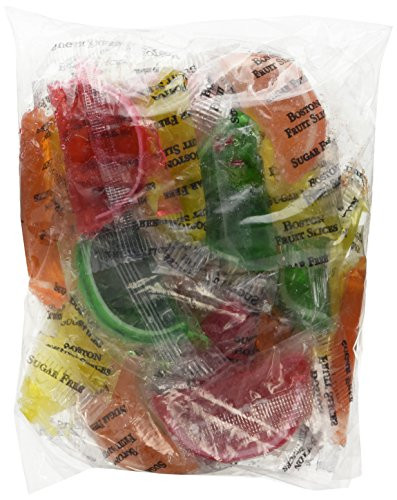 DiabeticFriendly Sugar Free Assorted Fruit Fruit Slices  Orange  Cherry  Lime  and  Lemon  Individually Wrapped  1lb Bag
