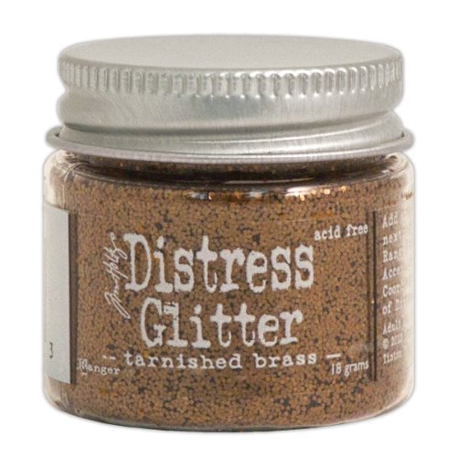Ranger Tim Holtz Distress Glitter, 1-Ounce, Tarnished Brass