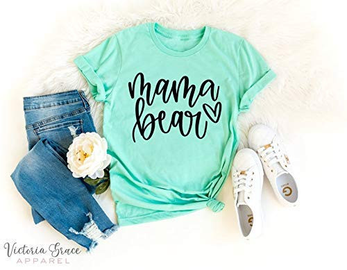 Mama Bear Shirt Mama Shirt Mama Bear Tee Gift for New Mom Bear Shirts Mom Shirts Mom Tees Mom Graphic Tees New Mama Gift
