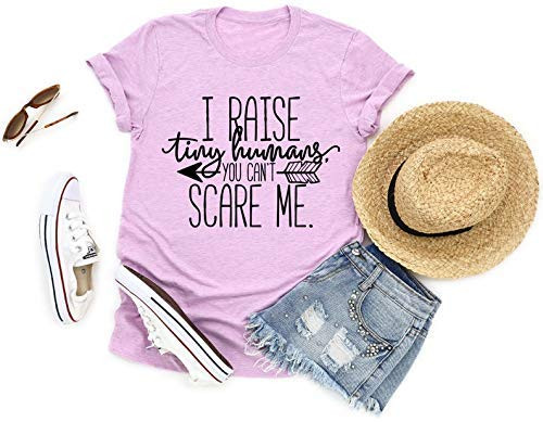 I raise tiny humans you can t scare me funny mom shirt toddler mom shirt gift for new mom mom shirts mom tees funny mom graphic tees toddler