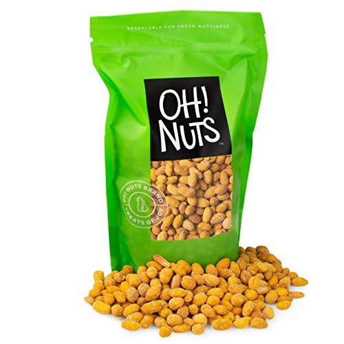 Oh Nuts! Crunchy Seasoned Coated Peanuts Oven Roasted Delicious Candied Nuts Vegan Certified Kosher Fresh in large 2lb 32oz Bulk Bag Oh Nuts! Crunchy Seasoned Coated Peanuts Oven Roasted Delicious Candied Nuts Vegan Certified Kosher Fresh in large 2lb 32oz Bulk Bag