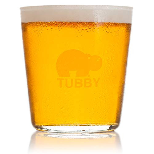 The Tubby - The Ultimate Beer Pint Glass 16 Ounce  One Pack