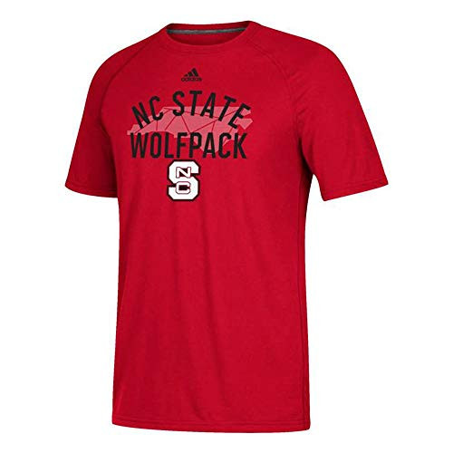 adidas NC State Wolfpack NCAA Men s Red Tonal State Logo Ultimate Tee Climalite Performance T-Shirt  XX-Large
