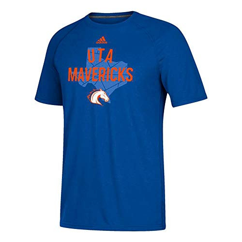 adidas TexasArlington Mavericks NCAA Men s Blue Tonal State Logo Ultimate Tee Climalite Performance T-Shirt  Small