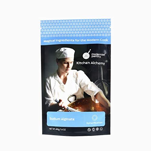 Pure Sodium Alginate  Molecular Gastronomy  ? Non-GMO ? Vegan ? OU Kosher Certified - 400g 14oz
