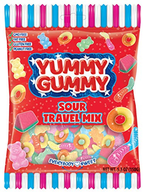 Yummy Gummy Sour Travel Mix