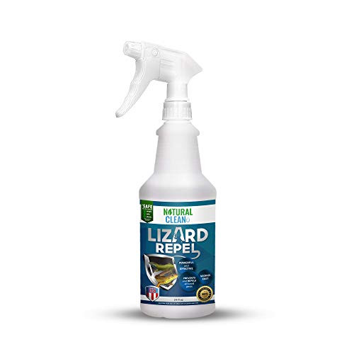 Natural Clean Lizard Repel  Lizard and Animal Repellent  Safe and Effective Defense Solution  Easy-to-Use Spray  Lizard Blocker  24 Fl Oz