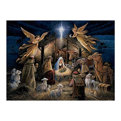 300 Piece Wooden Jigsaw Puzzle in The Manger Jigsaw Puzzles Fun Game Toys Birthday Gifts Without Frame 300 Piece Wooden Jigsaw Puzzle in The Manger Jigsaw Puzzles Fun Game Toys Birthday Gifts Without Frame