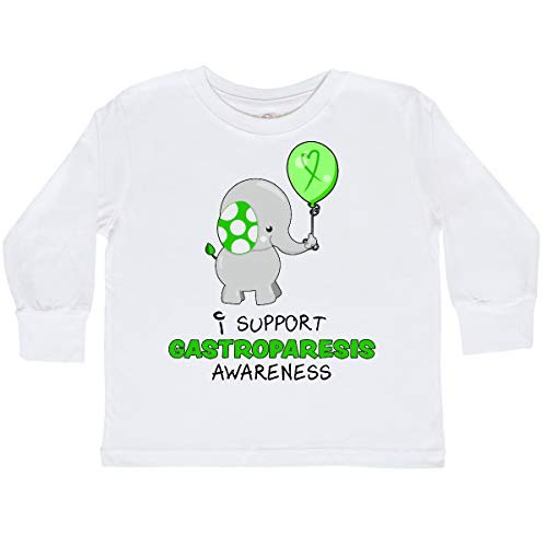 inktastic I Support Gastroparesis Toddler Long Sleeve T-Shirt 5-6 White 304ee inktastic I Support Gastroparesis Toddler Long Sleeve T-Shirt 5-6 White 304ee