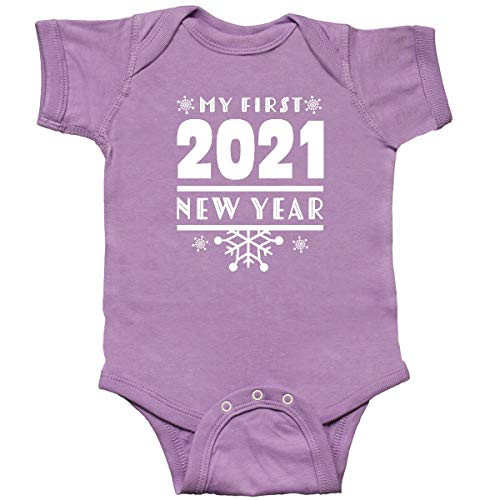 inktastic My 1st New Year 2021 with Infant Creeper 12 Months Lavender 3dcee
