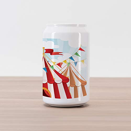 Ambesonne Circus Cola Can Shape Piggy Bank  Circus Stripes Sunshines Through Cloudy Sky Traditional Performing Arts Theme  Ceramic Cola Shaped Coin Box Money Bank for Cash Saving  Blue White Red Ambesonne Circus Cola Can Shape Piggy Bank  Circus Stripes Sunshines Through Cloudy Sky Traditional Performing Arts Theme  Ceramic Cola Shaped Coin Box Money Bank for Cash Saving  Blue White Red