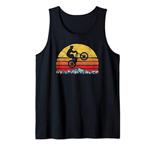Vintage Mountain Bike  Rocky Mountains  and  Sun MTB 80s Vibe Tank Top