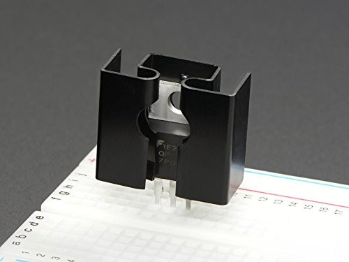Adafruit Accessories TO-220 Clip-On Heatsink (1 piece)