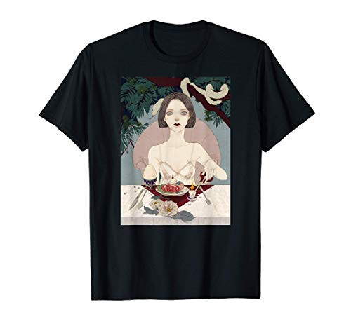 Aesthetic Grunge Retro Gothic Horror Dark Creepy Art T-Shirt