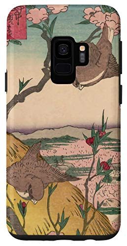 Galaxy S9 Japanese Aesthetic Retro Vintage Japan Woodblock Art Print Case
