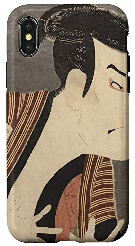 iPhone X XS Japanese Aesthetic Retro Vintage Japan Woodblock Art Print Case