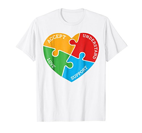 Autism Awareness- Accept Understand Love Support-shirt Autism Awareness- Accept Understand Love Support-shirt