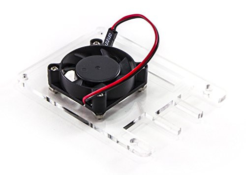 Zebra Fan Top UPGRADE for Raspberry Pi 3 2 B+ by C4Labs