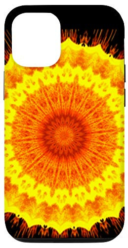 iPhone 12 12 Pro Mandala Henna THE SUN Floral Pattern Case