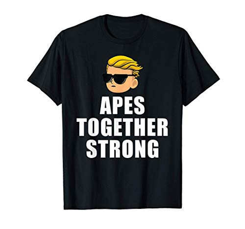 Apes Together Strong  Funny WSB Stonks Meme T-Shirt Apes Together Strong  Funny WSB Stonks Meme T-Shirt