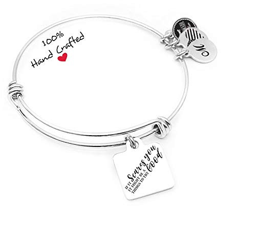 If it scares you it might be a good thing to try  outdoors  travel  adventure  Personalized bracelet  Personalized jewelery  Bracelet