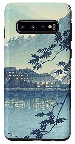 Galaxy S10 Japanese Aesthetic Retro Vintage Japan Woodblock Art Print Case