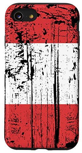 iPhone SE  2020    7   8 Austria Flag Austrian Souvenir Travel Vacation National Flag Case