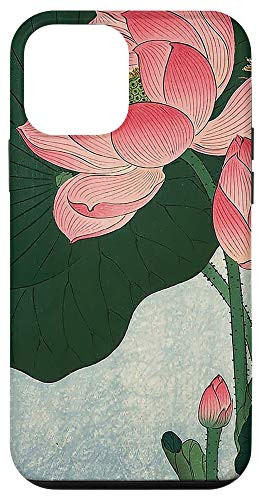 iPhone 12 mini Japanese Aesthetic Floral Vintage Japan Woodblock Art Print Case