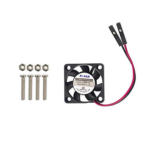 Raspberry Pi Fan, iUniker Small Computer Fan Raspberry Pi Cooling Fan 30x30x7mm Brushless CPU Cooling Fan for Raspberry Pi 3 B+, Pi 3, Pi 2, Pi 1 B+(1-Pack)