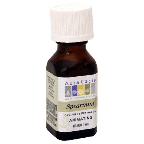 Aura Cacia Pure Aromatherapy  Spearmint  Animating.5-Ounces  Pack of 4